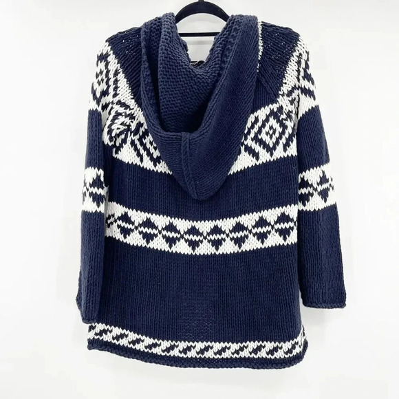 Saks Fifth Avenue Folio Collection Black White Knit Cardigan Sweater Women Se S - Picture 2 of 3